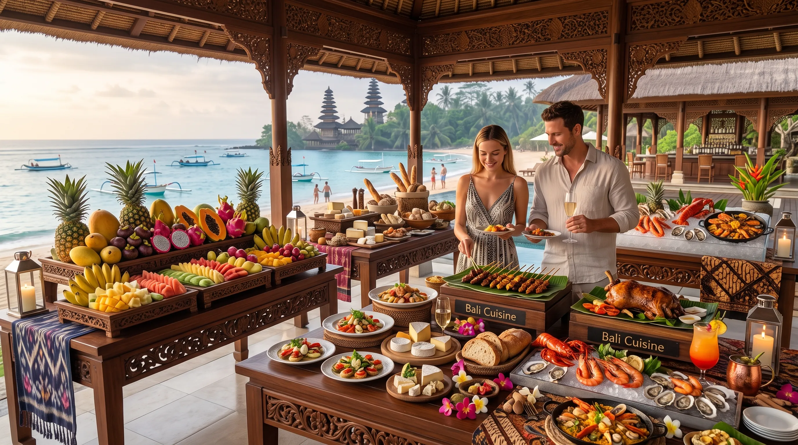 All Inclusive Bali Resort with Beachfront Dining and Ocean Views