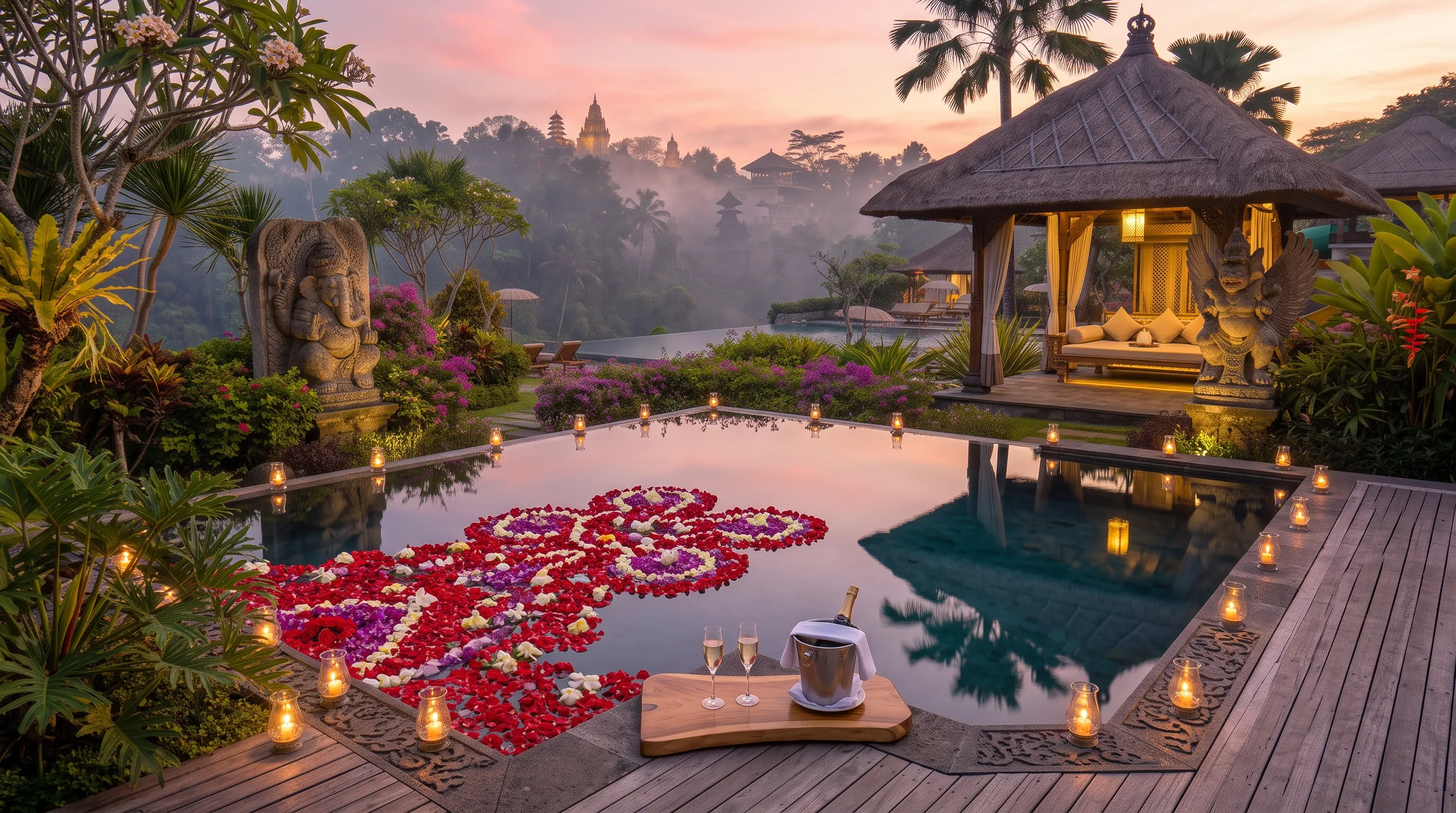 Bali Honeymoon Villa with Private Pool and Jungle View