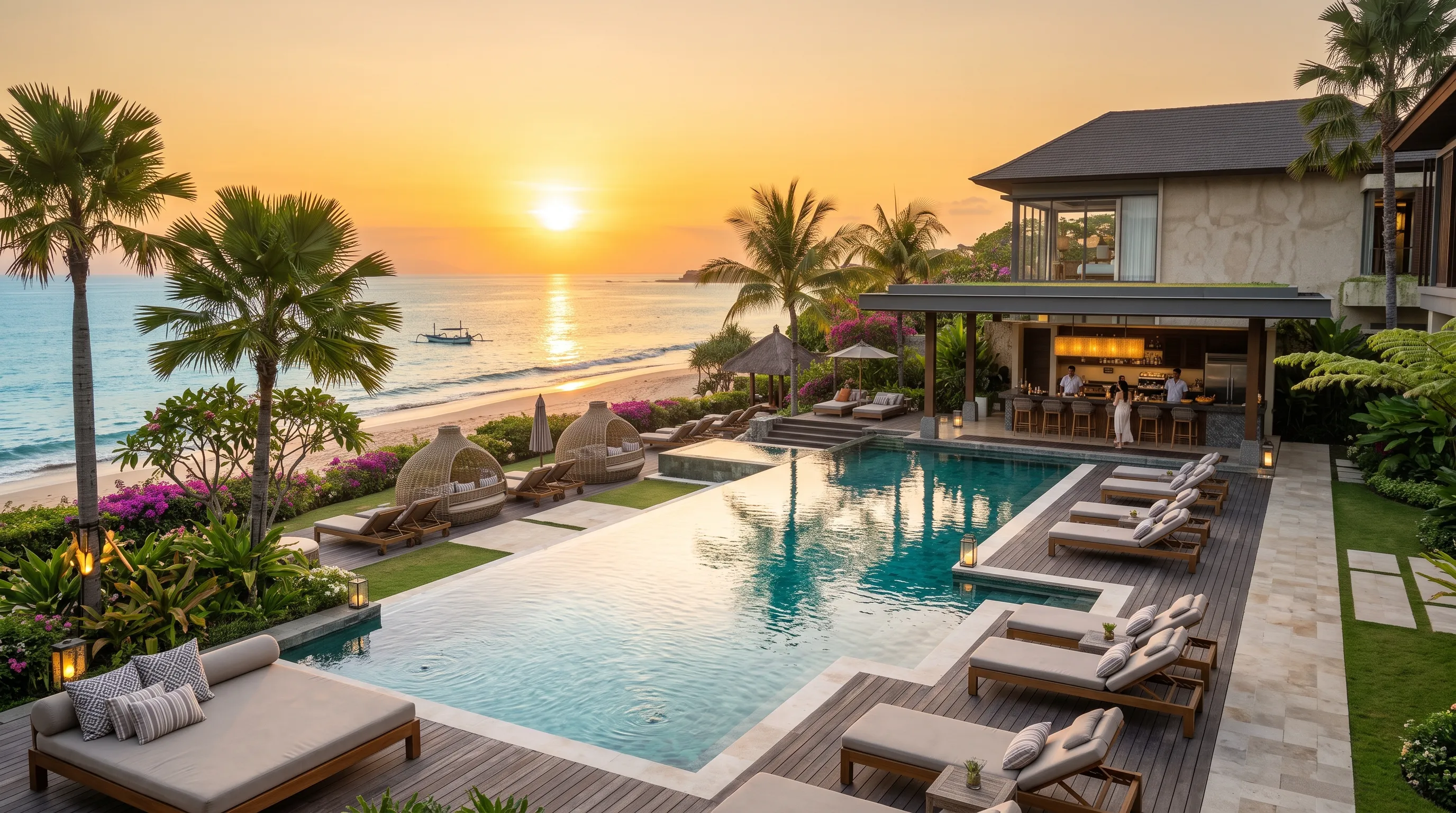 Jimbaran Bay All Inclusive Resort Beachfront with Sunset View