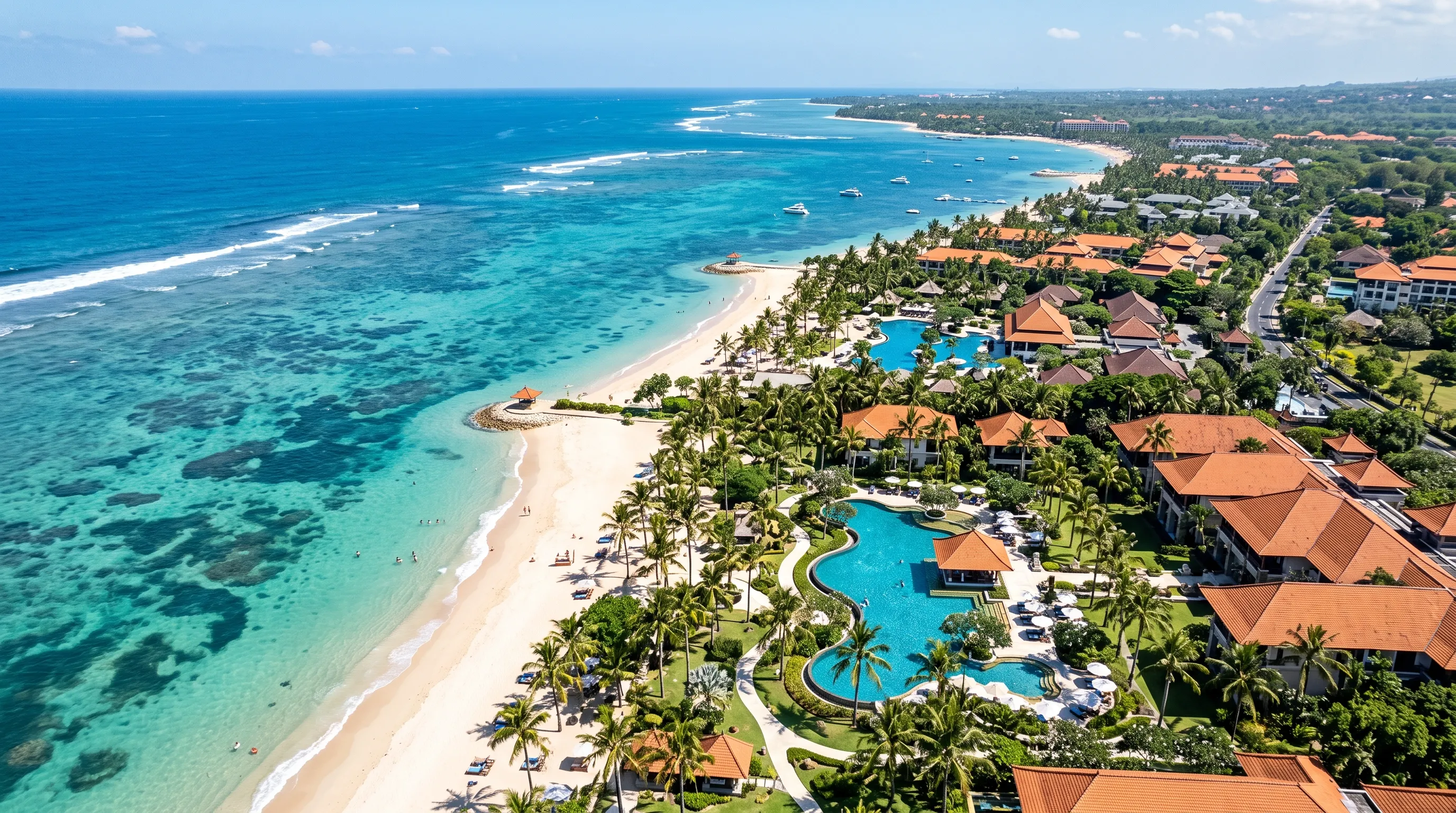 Map of Best Areas in Bali for All Inclusive Resorts