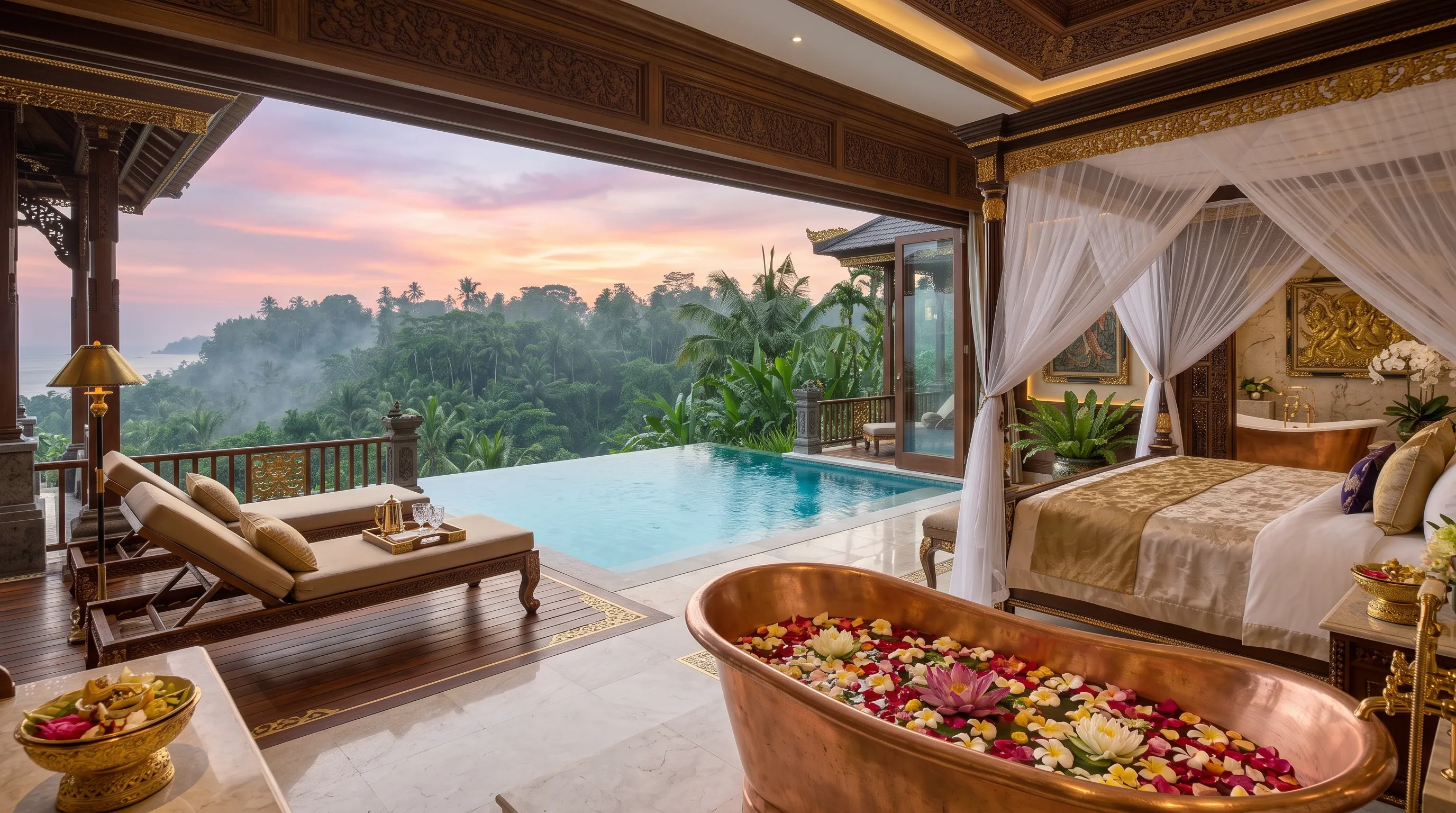 Private Pool Villa with Jungle View in Bali