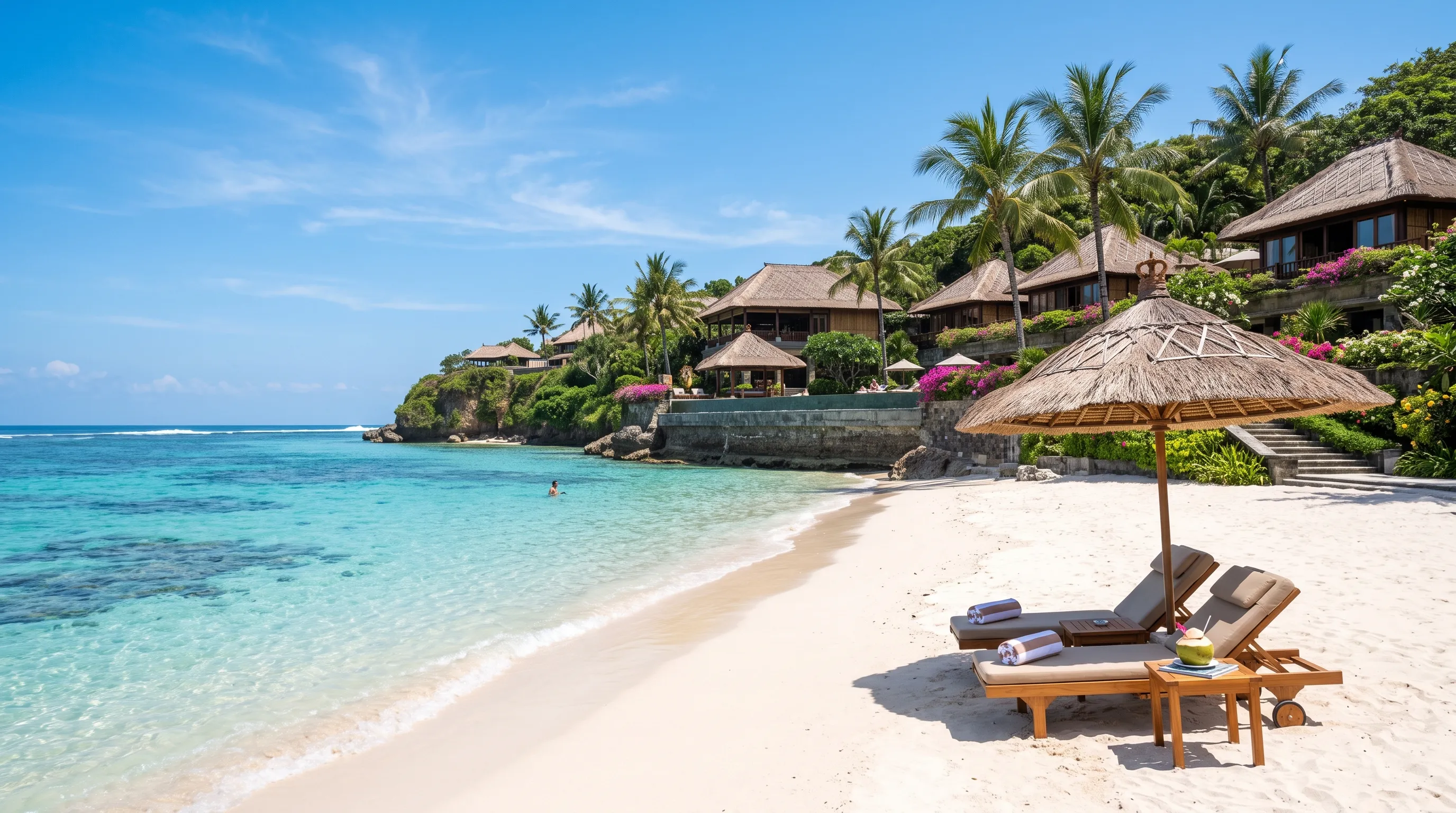 Luxury Bali Resort Beachfront View