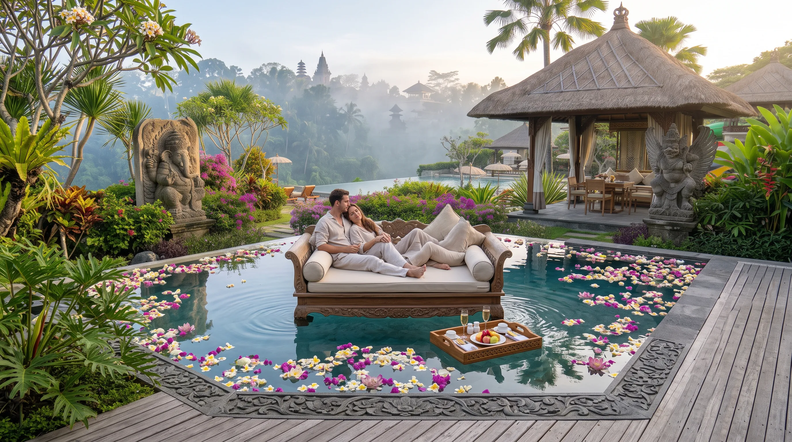 Most Romantic Resort in Ubud Bali with Jungle Views and Private Pool
